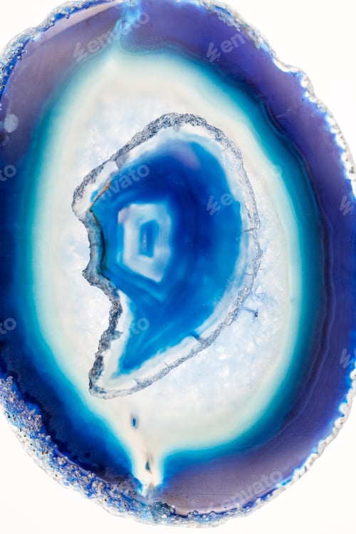 Preview: Agate And Quartz Slice - Beautiful Texture
