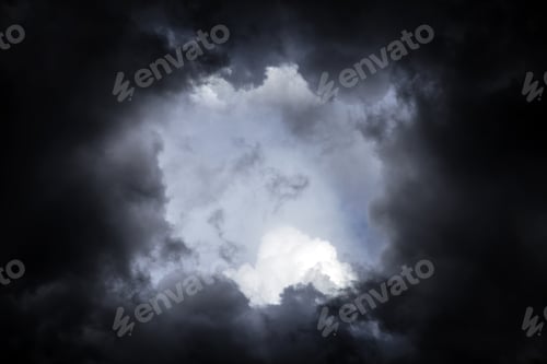 Preview: Hole In The Dark And Dramatic Storm Clouds