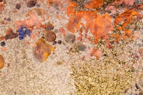 Preview: Abstract Composition With Mix Of Oil, Water And Colorful Ink. Pollution Concept