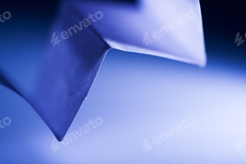 Preview: Macro, Abstract, Background Picture Of A Orange Zig-Zag Paper On Paper Background