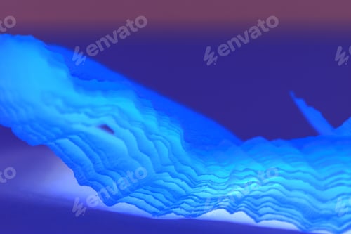 Preview: Colorful Abstract Composition With Crepe, Lights And Shadows