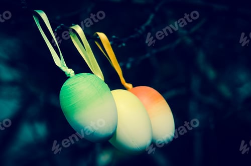 Preview: Colorful Easter Eggs Decoration Image