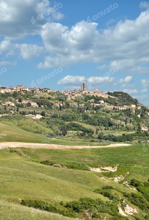Preview: Village Of Volterra In Tuscany,Italy