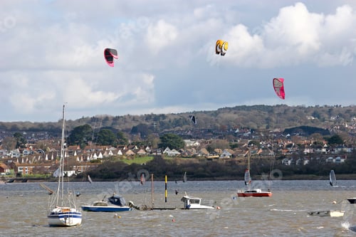 Preview: Kites And Boats On River Exe