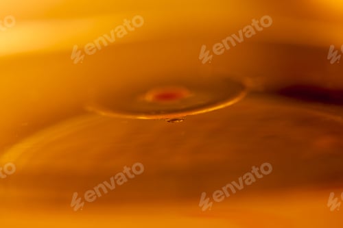 Preview: Abstract Composition Of Oil Drops On A Water Surface With Very Soft Focus