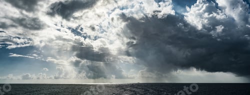 Preview: Sea And Clouds Views Around Curacao A Small Island In The Caribbean