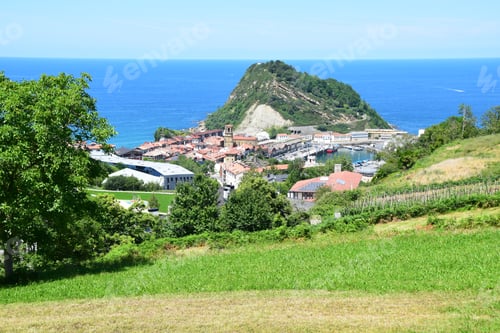 Preview: View Of Getaria On The Basque Coast