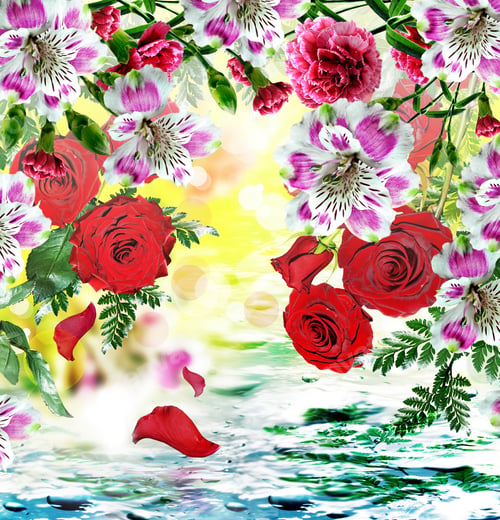 Preview: Background Of Flowers