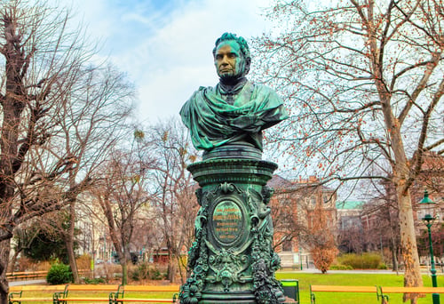 Preview: Bust Of Andreas Zelinka In Stadtpark Vienna . Mayor Of Vienna From 1861 To 1868