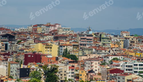 Preview: Aerial View Of Beyoglu District, Bosphorus And Surrounding Areas From The Top Of Galata Tower In