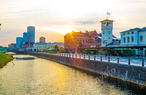 Preview: View Of The Central Railway Station In Malmo, Sweden