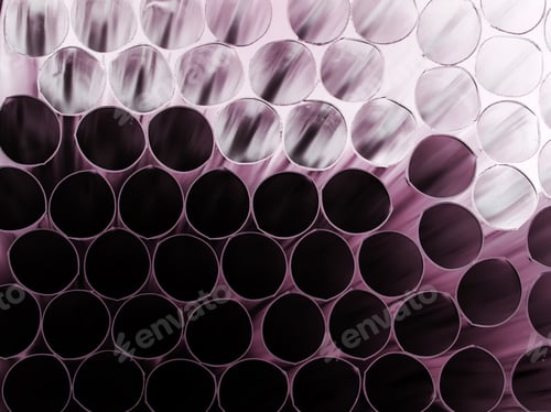 Preview: Abstract Composition With Cocktail Straws