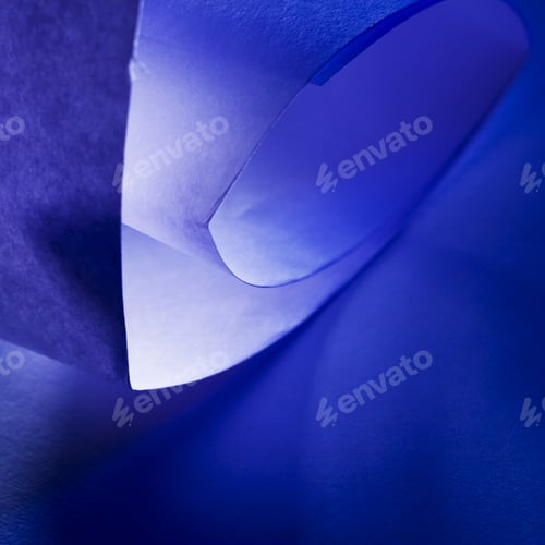 Preview: Macro, Abstract, Background Picture Of A Blue Paper On Paper Background