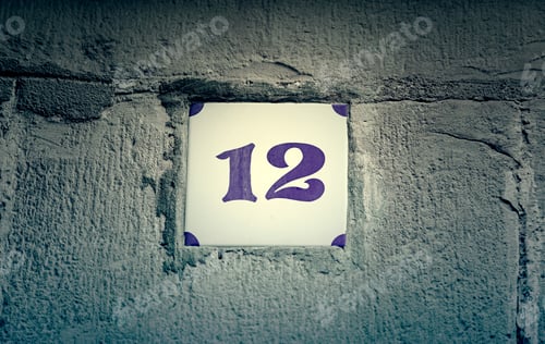 Preview: Number Twelve, Detail Of A Pair Of Information, Digit