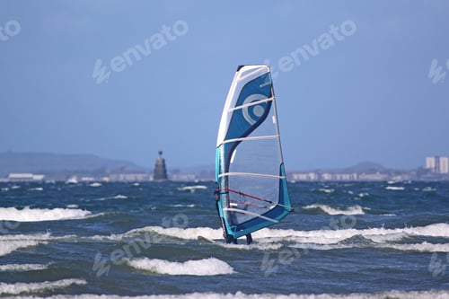 Preview: Windsurfer Off Barassie Beach, Troon, Scotland