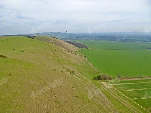 Preview: Aerial View Of The Pewsey Vale At Golden Ball