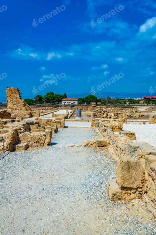 Preview: Ruins Of Theseus House At Paphos Archaeological Park On Cyprus