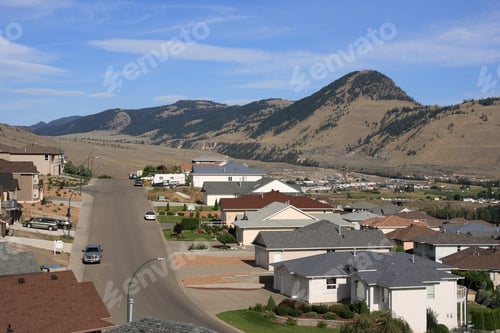 Preview: Kamloops, Canada. Sleepy Suburban Residential District Townscape.