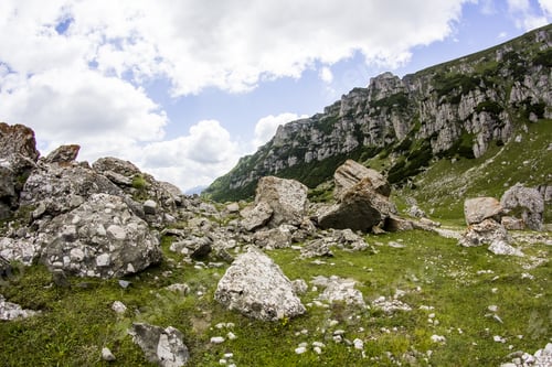 Preview: Landscape With Rocks From Bucegi Mountains, Part Of Southern Carpathians In Romania