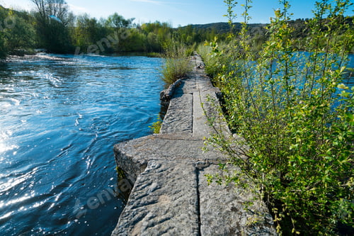 Preview: Ancient Stone Bridge In Middle Côa Valley In Portugal In Europe