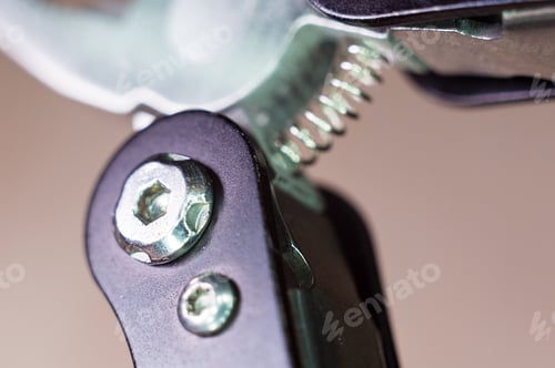 Preview: Elements Small Foldable Steel Multitool, Close Up, Macro