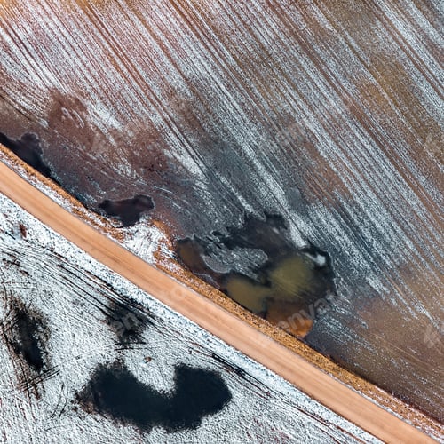 Preview: Aerial View Over The Rural Fields In Springtime