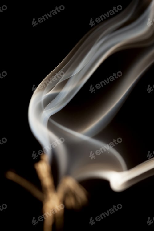 Preview: Smoke Shapes On Black