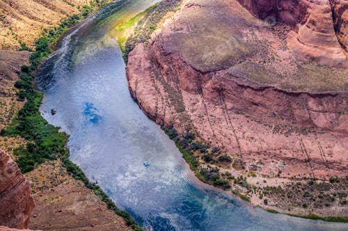 Preview: Mirror Surface Of The Colorado River. Canyon Horseshoe Bend