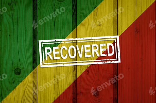 Preview: Flag Of Republic Of The Congo That Survived Or Recovered From The Infections Of Corona Virus