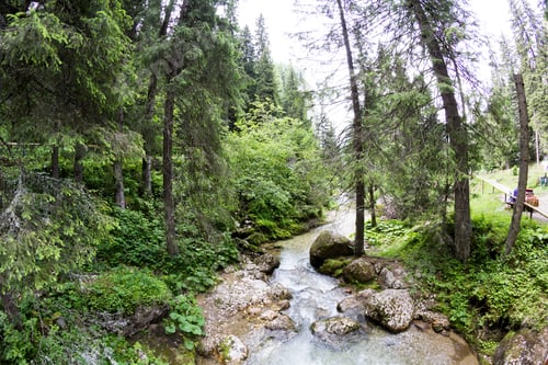 Preview: Landscape From Bucegi Mountains Near Padina Plateau And Ialomita Cave. Fish Eye Lens Effects
