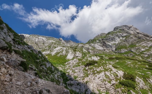 Preview: Beautiful Mountain Landscape In Julian Alps In Slovenia