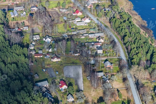 Preview: Aerial View Over The Village Berzciems