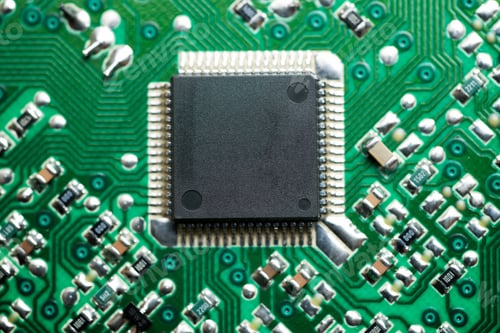 Preview: Close-Up Of An Integrated Circuit.