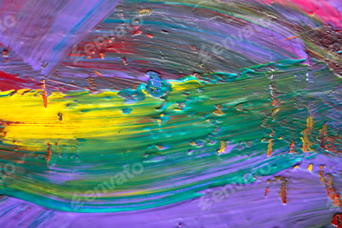 Preview: Abstract Art Background. Hand-Painted.
