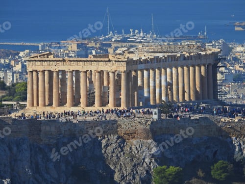 Preview: Extreme Zoom Photo Revealing Great Detail Of Iconic Acropolis Hill And The Pathenon As Seen From