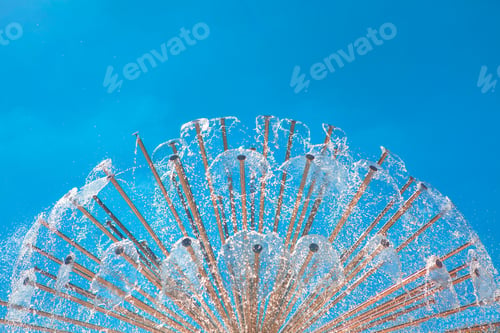 Preview: Hemispheric Fountain Against Blue Sky