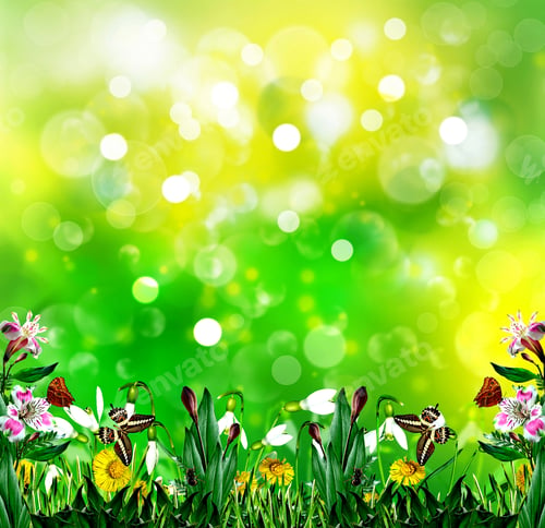 Preview: Background Of Flowers.