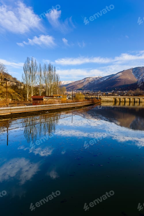 Preview: Amazing Lake Landscape With Beautiful Sky, Armenia