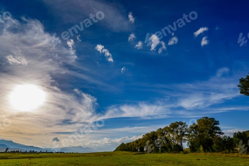 Preview: Breathtaking Skyscape With Beautiful Trees, Armenia
