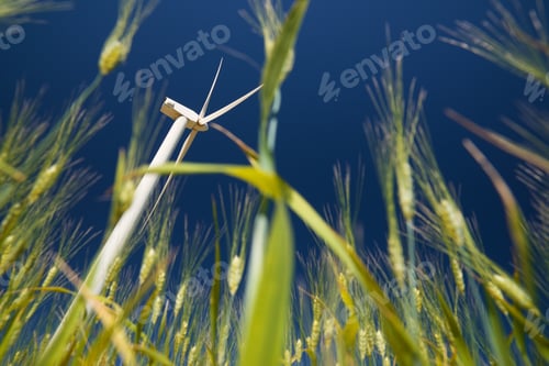 Preview: Windmills For Electric Power Production, Zaragoza Province, Aragon In Spain.