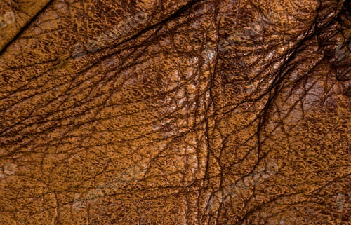 Preview: Old Vintage Genuine Soft Brown Leather Texture Background, Top Layer With Pores And Scratches