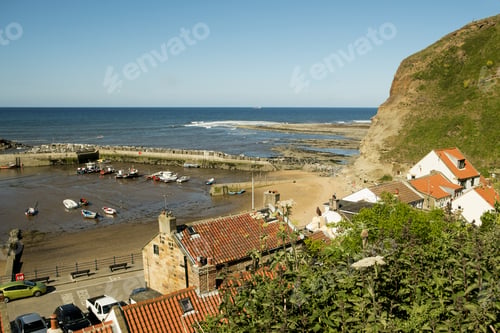 Preview: English Seaside, Staithes, Yorkshire, Uk