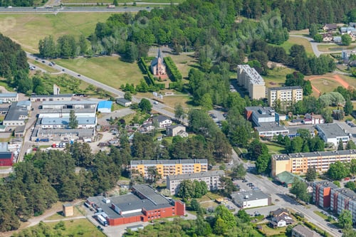 Preview: Aerial View Over The Small Village
