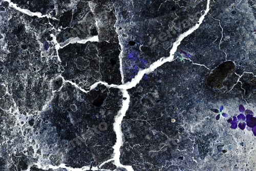 Preview: Abstract Composition With Cracked Soil And Inverted Colors
