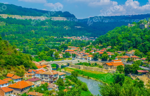 Preview: Aerial View Of Veliko Tarnovo In Bulgaria