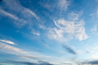 Preview: Beautiful Blue Sky With Clouds. Natural Background With Sky And Clouds.
