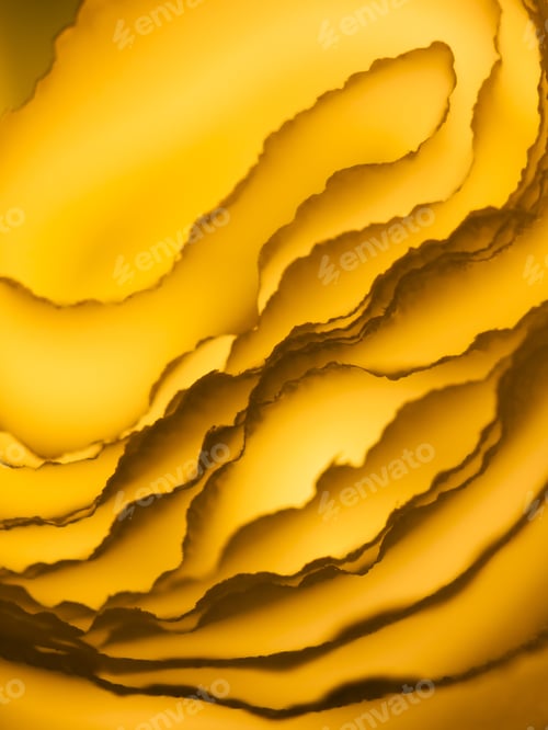 Preview: Colorful Abstract Composition With Orange Crepe, Lights And Shadows