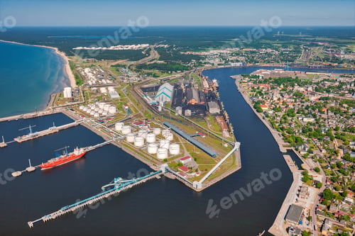 Preview: Aerial View Over The Ventspils City