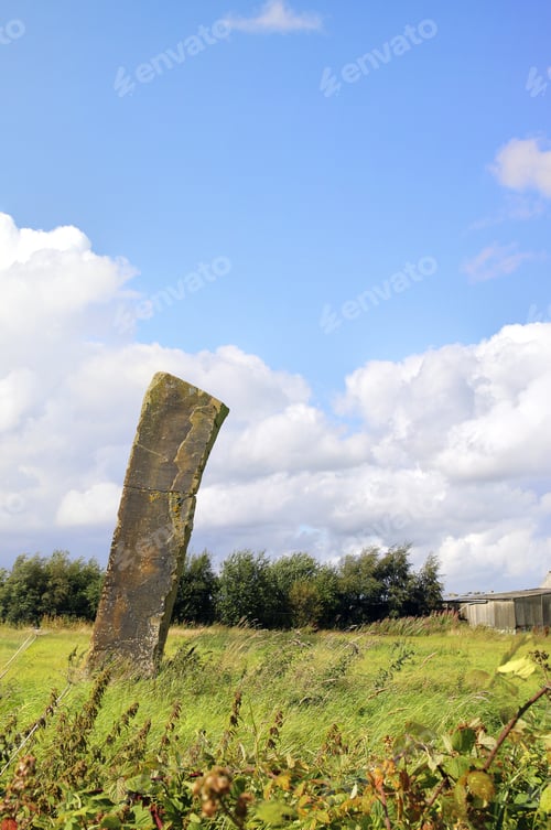 Preview: Standing Stone, Barkisland, West Yorkshire, England, Uk