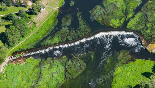 Preview: Aerial View Over The Kuldiga City (Latvia)
